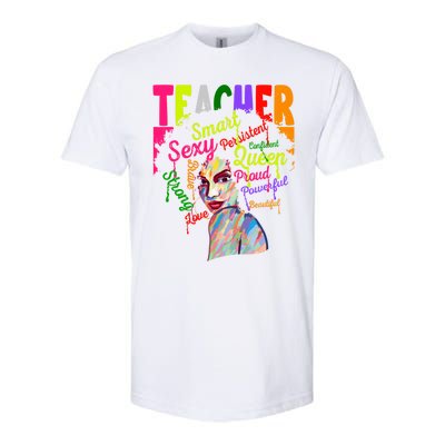 African American Black History Juneteenth Teacher Cool Gift Softstyle CVC T-Shirt