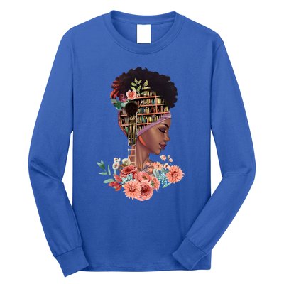 African American Black Librarian Reading Teacher Library Gift Long Sleeve Shirt