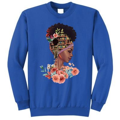 African American Black Librarian Reading Teacher Library Gift Tall Sweatshirt