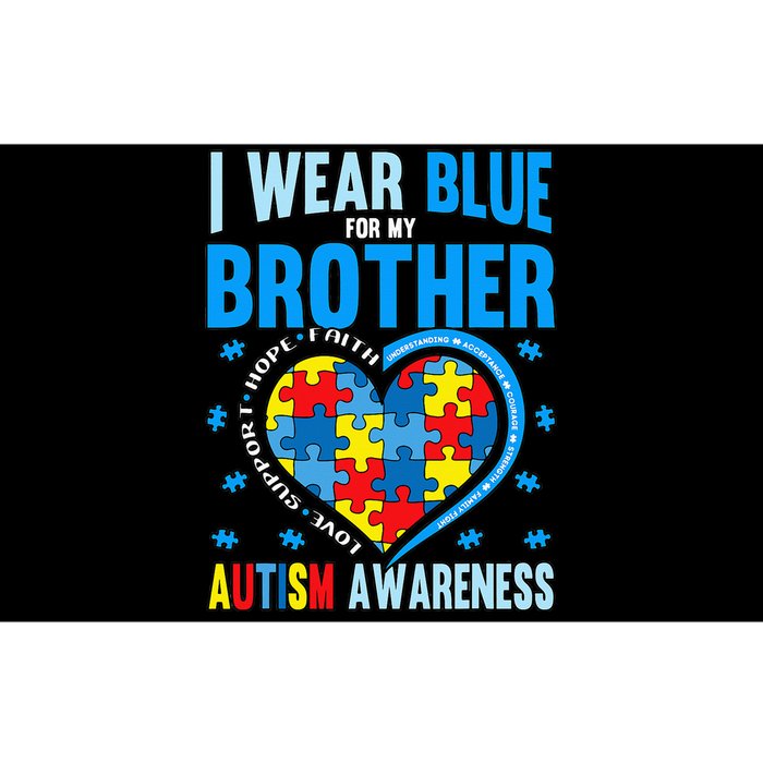 Autism Awareness Brother funny support Bumper Sticker