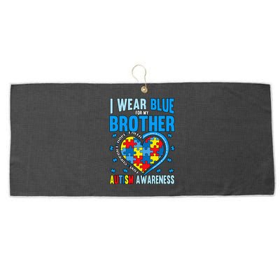 Autism Awareness Brother funny support Large Microfiber Waffle Golf Towel