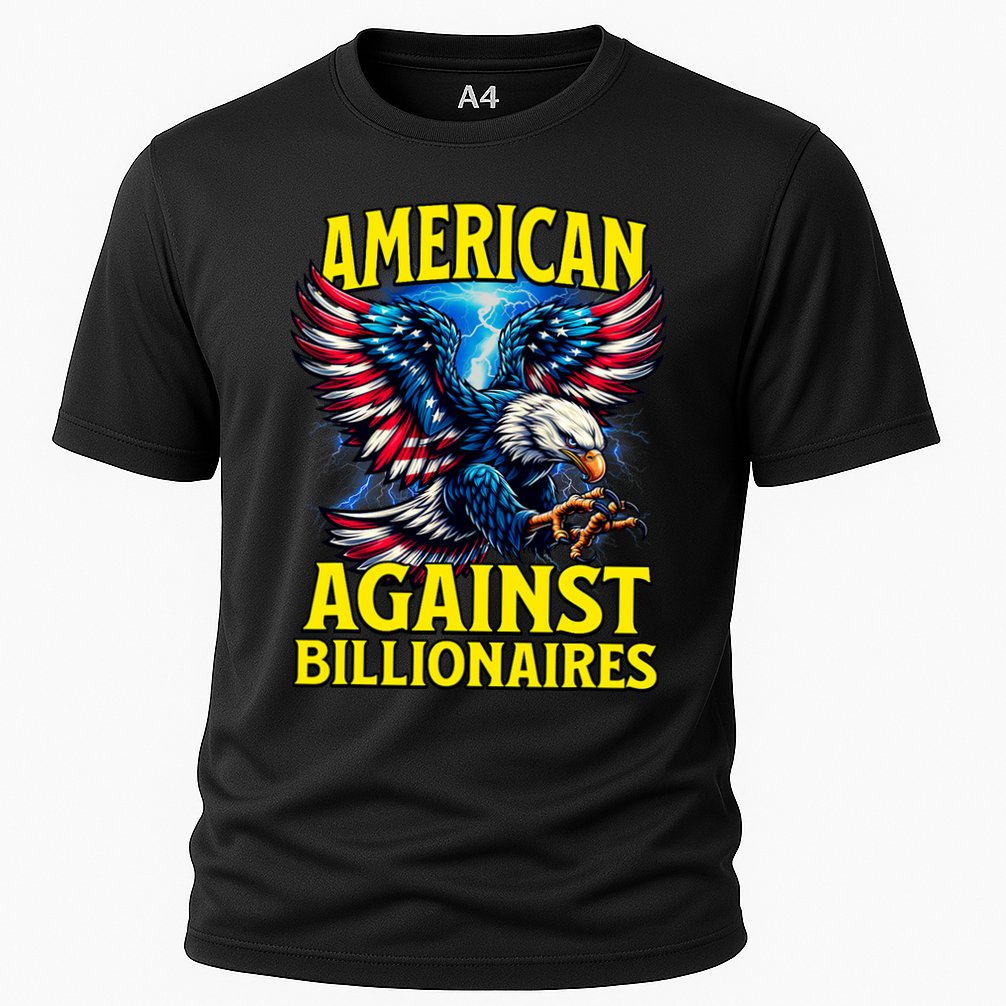American Against Billionaires Cooling Performance Crew T-Shirt