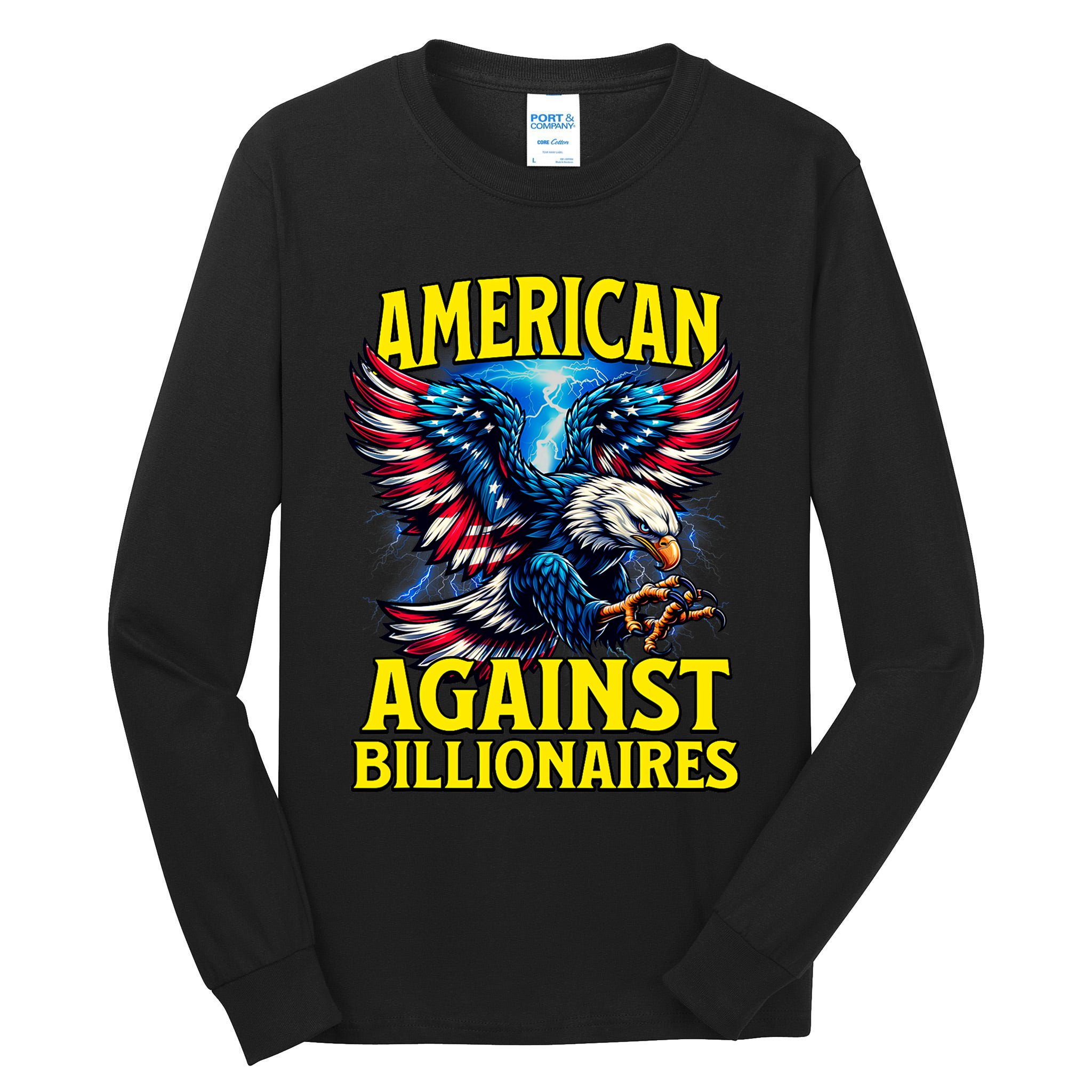 American Against Billionaires Tall Long Sleeve T-Shirt