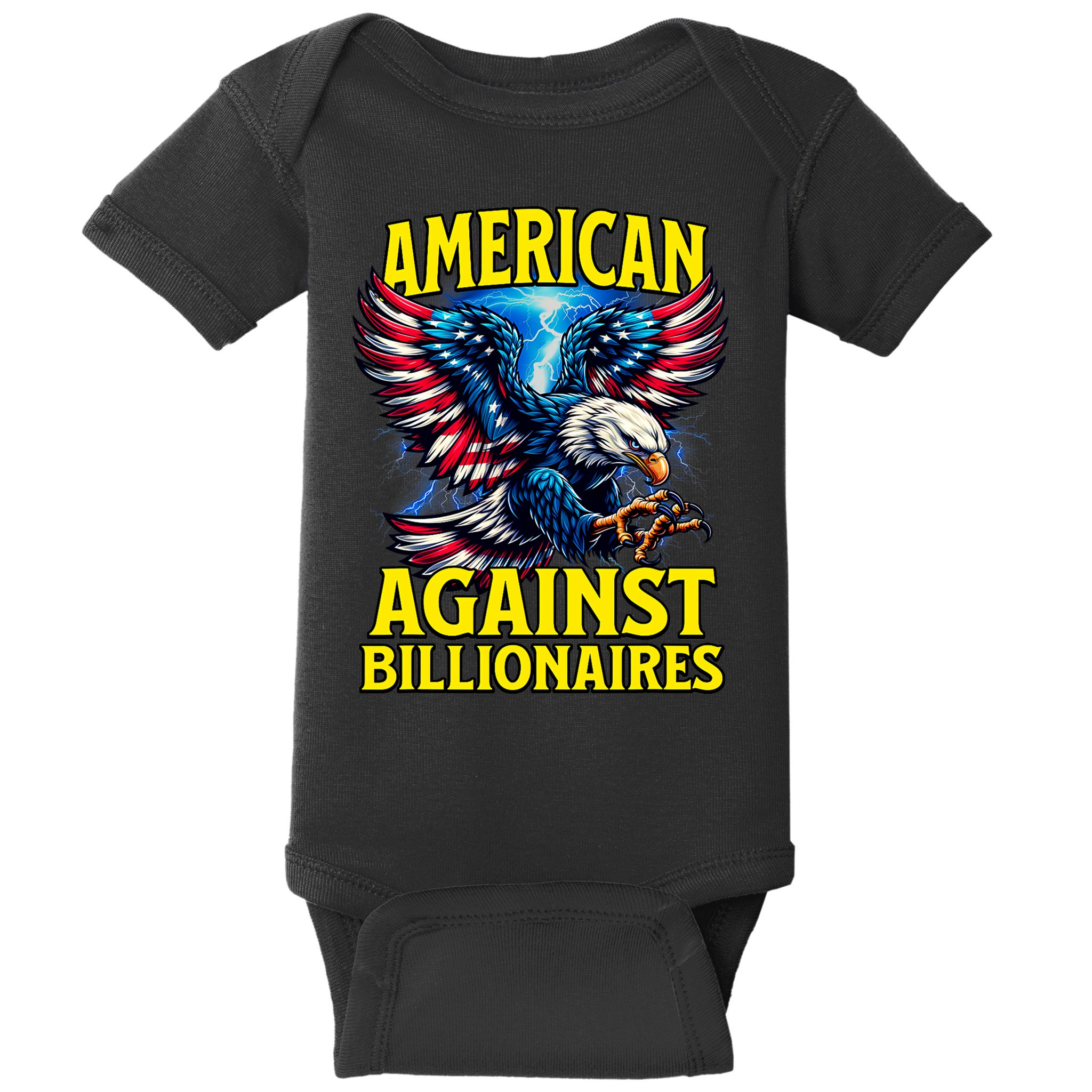 American Against Billionaires Baby Bodysuit