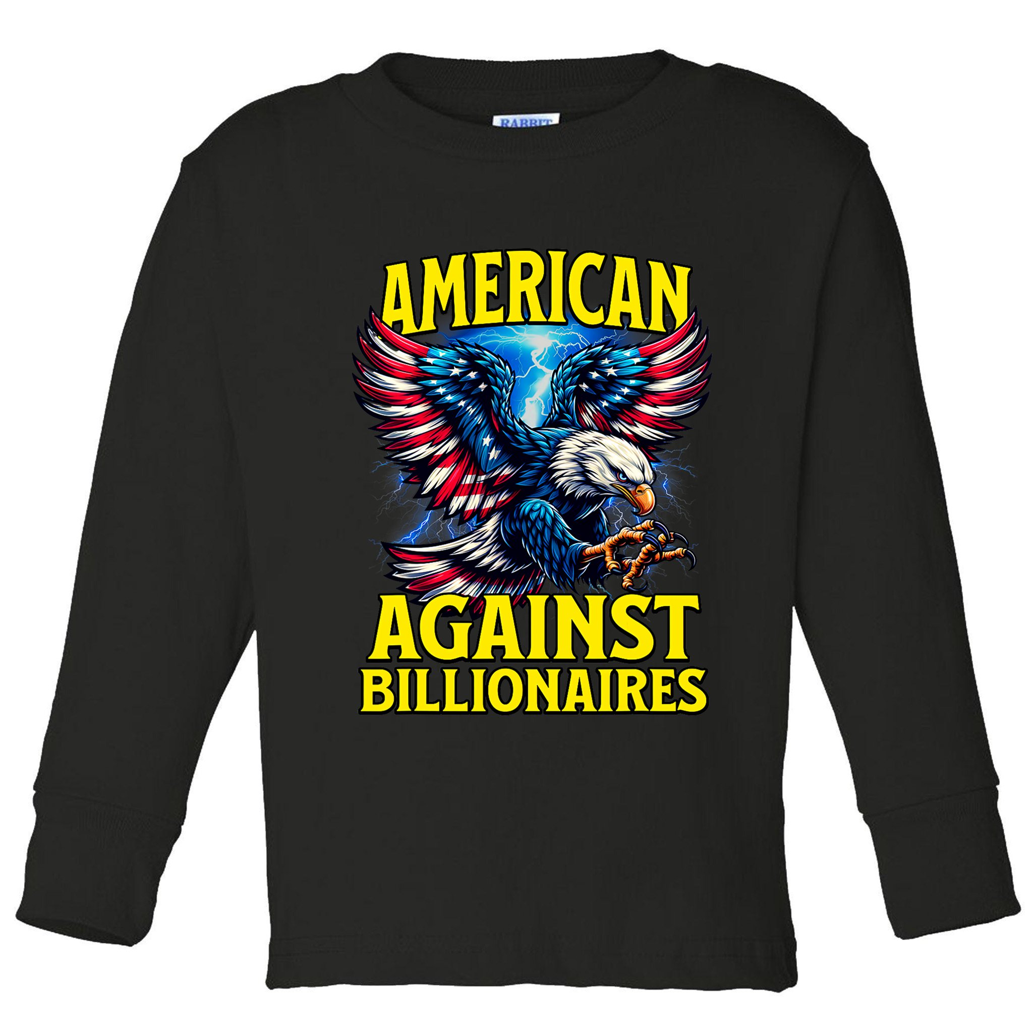 American Against Billionaires Toddler Long Sleeve Shirt