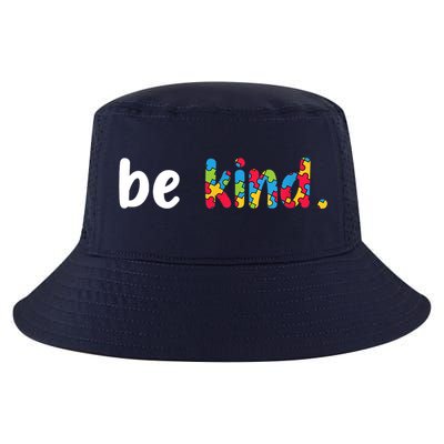 Autism Awareness Be Kind Colorful Puzzle Pieces Cool Comfort Performance Bucket Hat