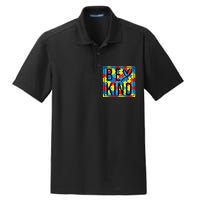 Autism Awareness Be Kind Kindness Puzzle Ribbon Heart Dry Zone Grid Polo