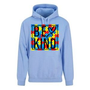 Autism Awareness Be Kind Kindness Puzzle Ribbon Heart Unisex Surf Hoodie