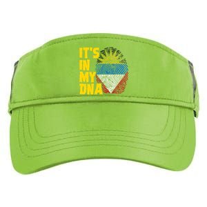 Antigua And Barbuda Dna Roots Antiguan Barbudan Flag Adult Drive Performance Visor