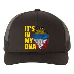 Antigua And Barbuda Dna Roots Antiguan Barbudan Flag Yupoong Adult 5-Panel Trucker Hat