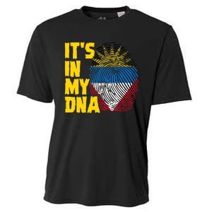 Antigua And Barbuda Dna Roots Antiguan Barbudan Flag Cooling Performance Crew T-Shirt