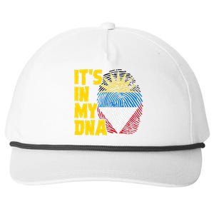 Antigua And Barbuda Dna Roots Antiguan Barbudan Flag Snapback Five-Panel Rope Hat