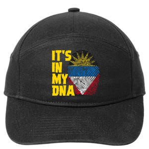 Antigua And Barbuda Dna Roots Antiguan Barbudan Flag 7-Panel Snapback Hat