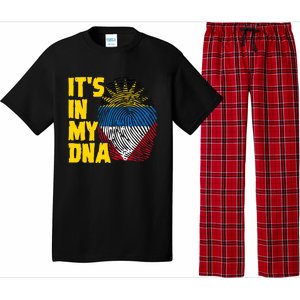 Antigua And Barbuda Dna Roots Antiguan Barbudan Flag Pajama Set