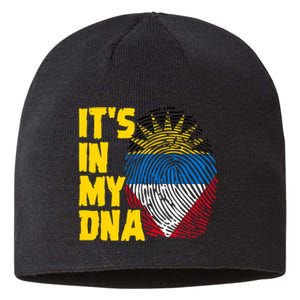 Antigua And Barbuda Dna Roots Antiguan Barbudan Flag Sustainable Beanie