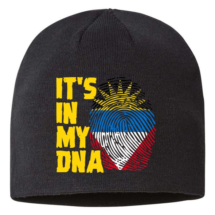 Antigua And Barbuda Dna Roots Antiguan Barbudan Flag Sustainable Beanie