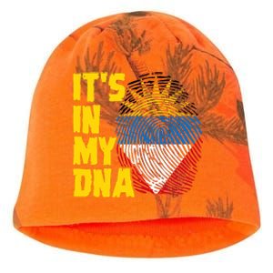 Antigua And Barbuda Dna Roots Antiguan Barbudan Flag Kati - Camo Knit Beanie