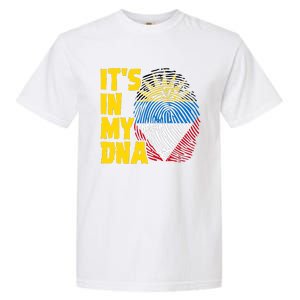 Antigua And Barbuda Dna Roots Antiguan Barbudan Flag Garment-Dyed Heavyweight T-Shirt