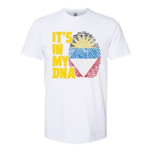 Antigua And Barbuda Dna Roots Antiguan Barbudan Flag Softstyle CVC T-Shirt