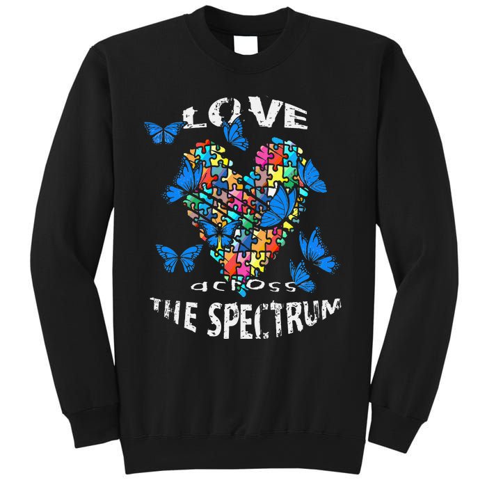 Autism Awareness Blue Butterflies Tee Spectrum Sweatshirt