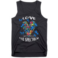 Autism Awareness Blue Butterflies Tee Spectrum Tank Top