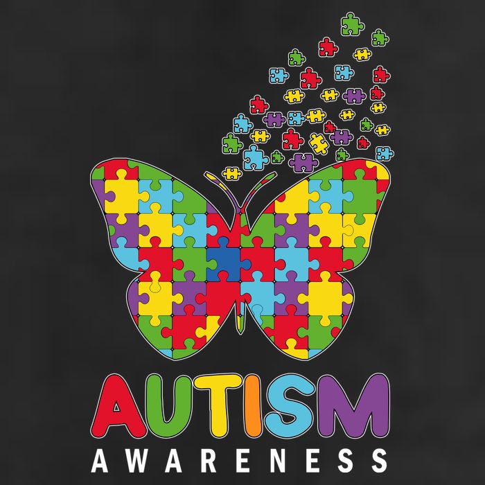 Autism Awareness Butterfly Puzzle Pieces Cool Comfort Performance Bucket Hat