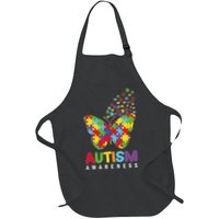 Autism Awareness Butterfly Puzzle Pieces Apron
