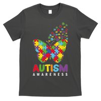 Autism Awareness Butterfly Puzzle Pieces T-Shirt