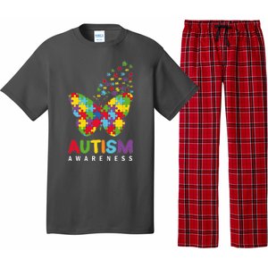 Autism Awareness Butterfly Puzzle Pieces Pajama Set