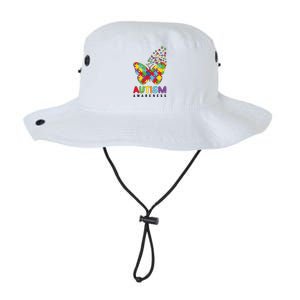 Autism Awareness Butterfly Puzzle Pieces Legacy Cool Fit Booney Bucket Hat