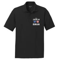 All American Bruh 4th Of July Patriotic Teens PosiCharge RacerMesh Polo