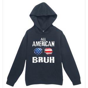 All American Bruh 4th Of July Patriotic Teens Urban Pullover Hoodie