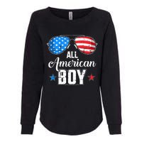 All American Boy Us Flag Sunglasses For Matching 4th Of July Womens California Wash Sweatshirt