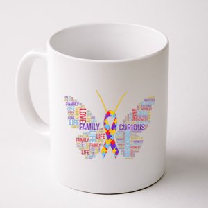 Autism Awareness Butterfly Puzzle Piece Support Gift Coffee Mug