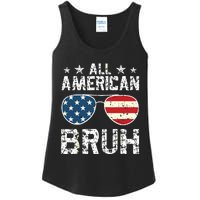 All American Bruh 4th Of July Boy Ladies Essential Tank