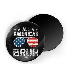 All American Bruh 4th Of July Boy Magnet