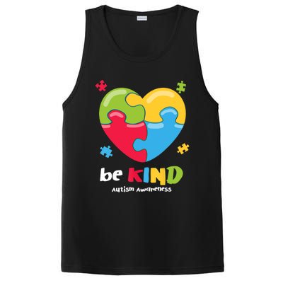 Autism Awareness - Be Kind Puzzle Heart Kindness PosiCharge Competitor Tank