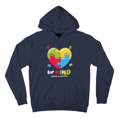 Autism Awareness - Be Kind Puzzle Heart Kindness Hoodie