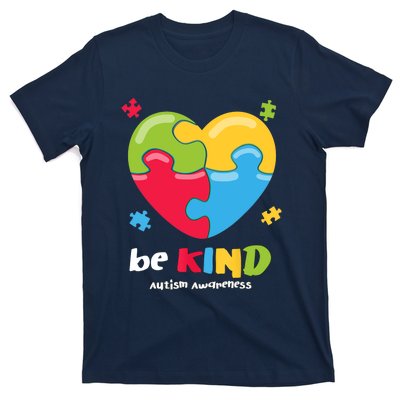 Autism Awareness - Be Kind Puzzle Heart Kindness T-Shirt