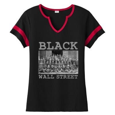 African American Business Black History Black Wall Street Gift Ladies Halftime Notch Neck Tee