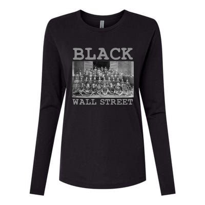 African American Business Black History Black Wall Street Gift Womens Cotton Relaxed Long Sleeve T-Shirt