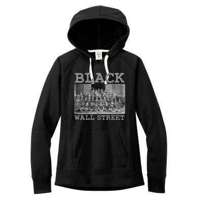 African American Business Black History Black Wall Street Gift Women's Fleece Hoodie