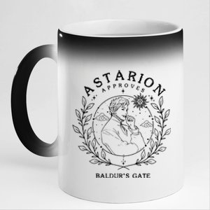 Astarion Appoves BaldurS Gate 3 Fan Game 11oz Black Color Changing Mug