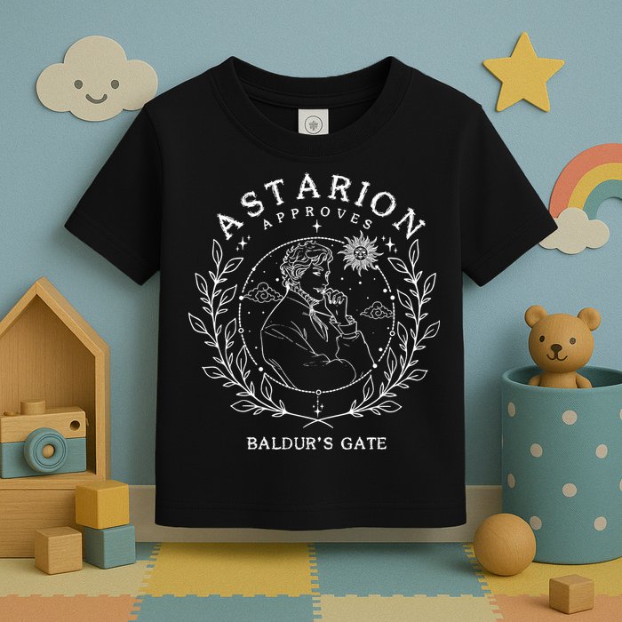 Astarion Appoves BaldurS Gate 3 Fan Game Toddler T-Shirt