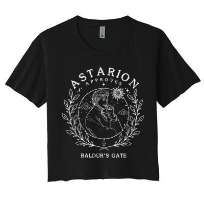 Astarion Appoves BaldurS Gate 3 Fan Game Crop Top