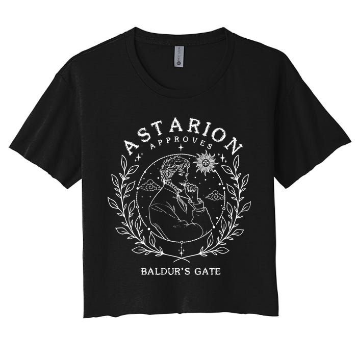 Astarion Appoves BaldurS Gate 3 Fan Game Crop Top