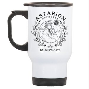 Astarion Appoves BaldurS Gate 3 Fan Game Stainless Steel Travel Mug