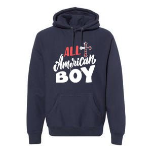 All American Boy | 4th Of July Family Outfits Premium Hoodie