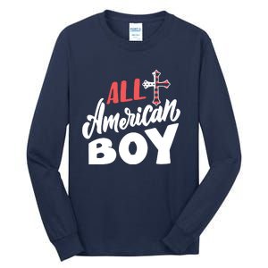 All American Boy | 4th Of July Family Outfits Tall Long Sleeve T-Shirt