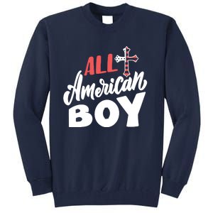 All American Boy | 4th Of July Family Outfits Tall Sweatshirt